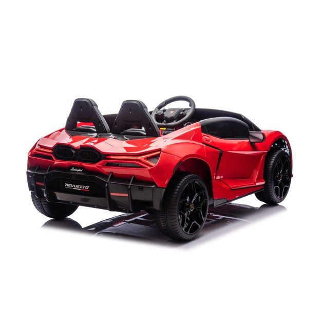 Dvivietis elektromobilis vaikams Lamborghini Revuelto XL, raudonas