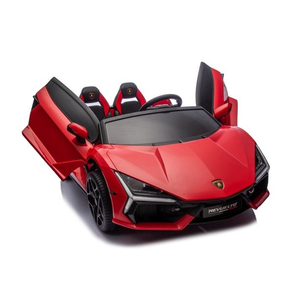 Dvivietis elektromobilis vaikams Lamborghini Revuelto XL, raudonas