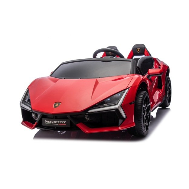 Dvivietis elektromobilis vaikams Lamborghini Revuelto XL, raudonas
