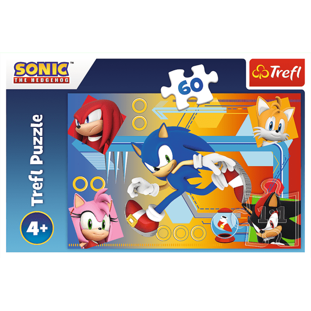 Dėlionė vaikams “Sonic ir draugai” 60 el., Trefl 17387 2