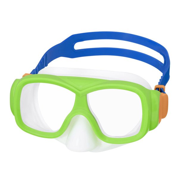 Plaukimo ir nardymo kaukė „AQUANAUT“ vaikams, žalia, Bestway 