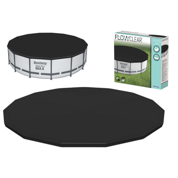Baseino uždangalas 457cm, juodas, Bestway 58038