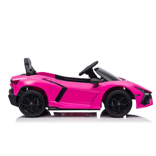 Vienvietis elektromobilis vaikams Lamborghini Revuelto, rožinis