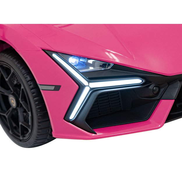 Vienvietis elektromobilis vaikams Lamborghini Revuelto, rožinis