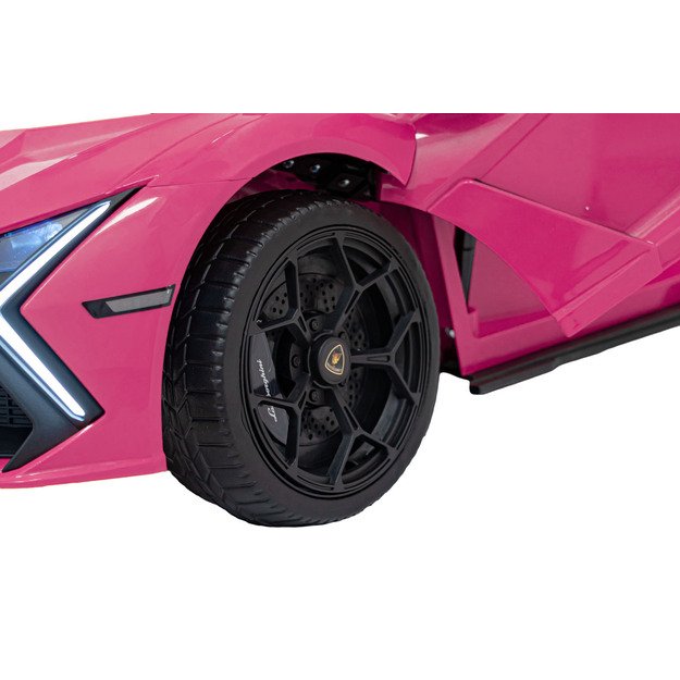 Vienvietis elektromobilis vaikams Lamborghini Revuelto, rožinis