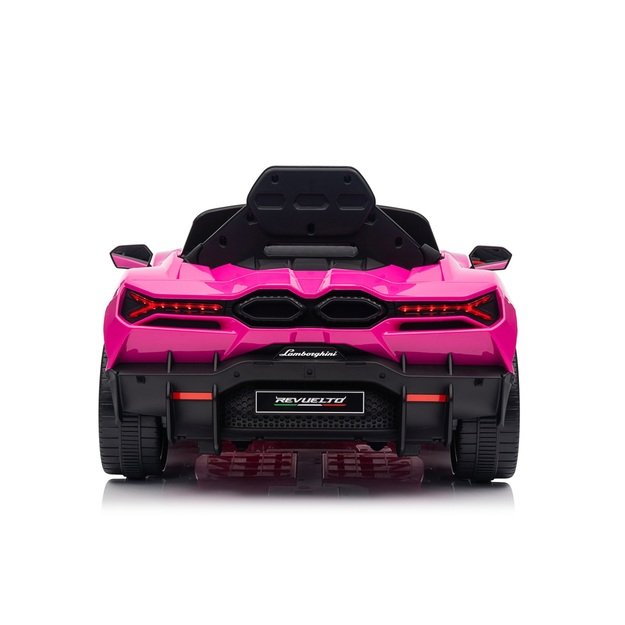 Vienvietis elektromobilis vaikams Lamborghini Revuelto, rožinis