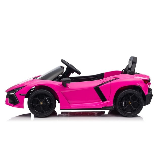 Vienvietis elektromobilis vaikams Lamborghini Revuelto, rožinis