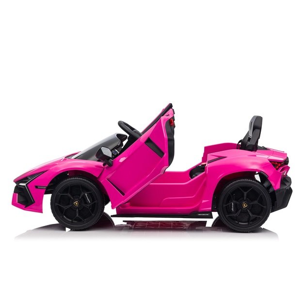 Vienvietis elektromobilis vaikams Lamborghini Revuelto, rožinis