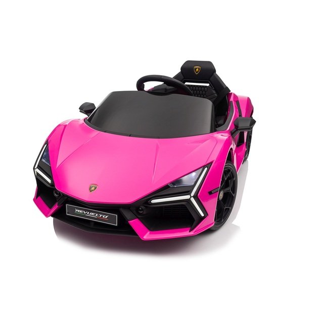 Vienvietis elektromobilis vaikams Lamborghini Revuelto, rožinis