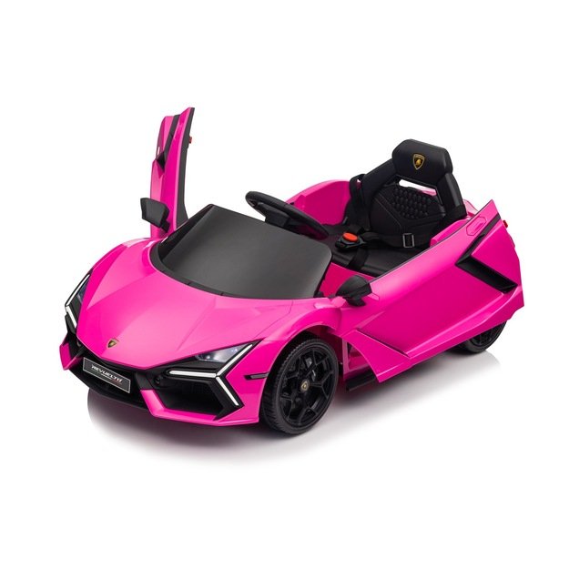 Vienvietis elektromobilis vaikams Lamborghini Revuelto, rožinis