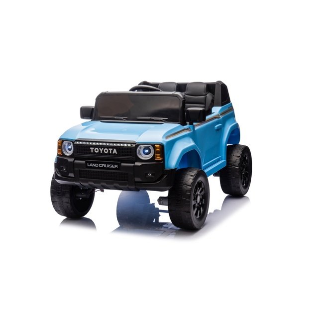 Vienvietis elektrinis džipas vaikams Toyota Land Cruiser PRADO, mėlynas