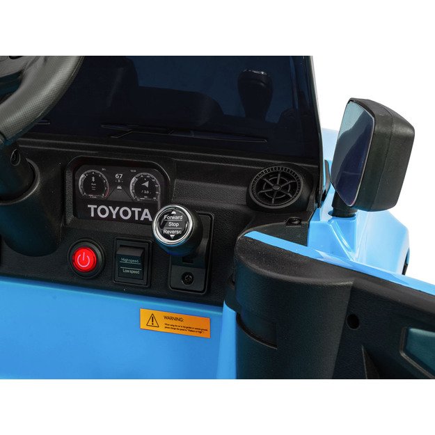 Vienvietis elektrinis džipas vaikams Toyota Land Cruiser PRADO, mėlynas