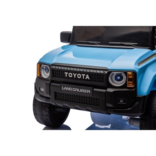 Vienvietis elektrinis džipas vaikams Toyota Land Cruiser PRADO, mėlynas