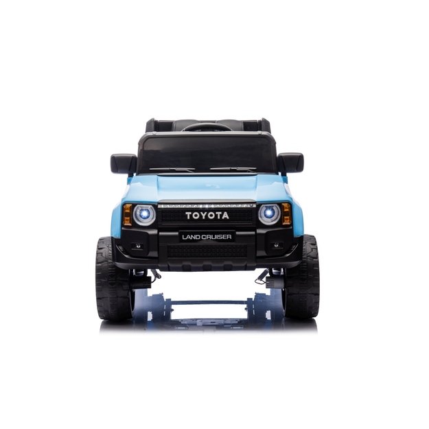 Vienvietis elektrinis džipas vaikams Toyota Land Cruiser PRADO, mėlynas
