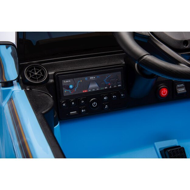 Vienvietis elektrinis džipas vaikams Toyota Land Cruiser PRADO, mėlynas