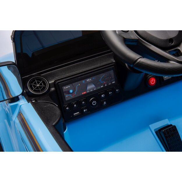 Vienvietis elektrinis džipas vaikams Toyota Land Cruiser PRADO, mėlynas