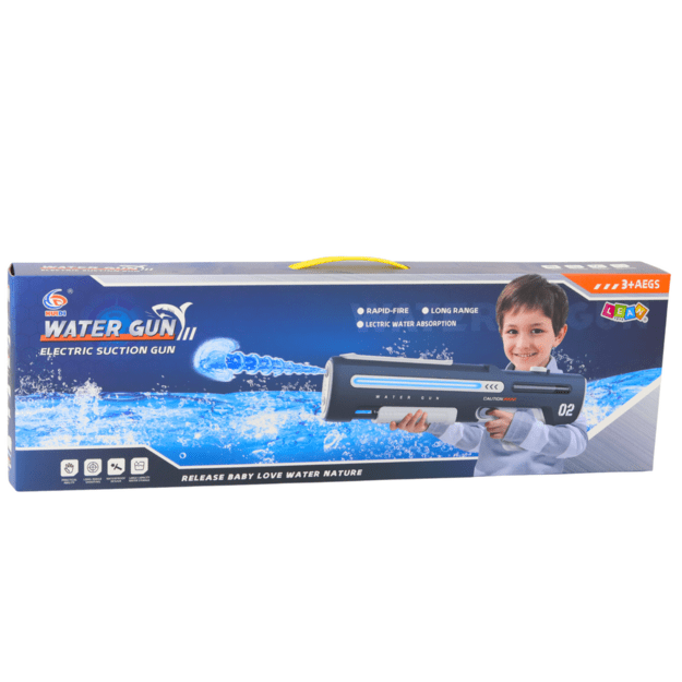Automatinis vandens pistoletas vaikams 1000ml, pilkas