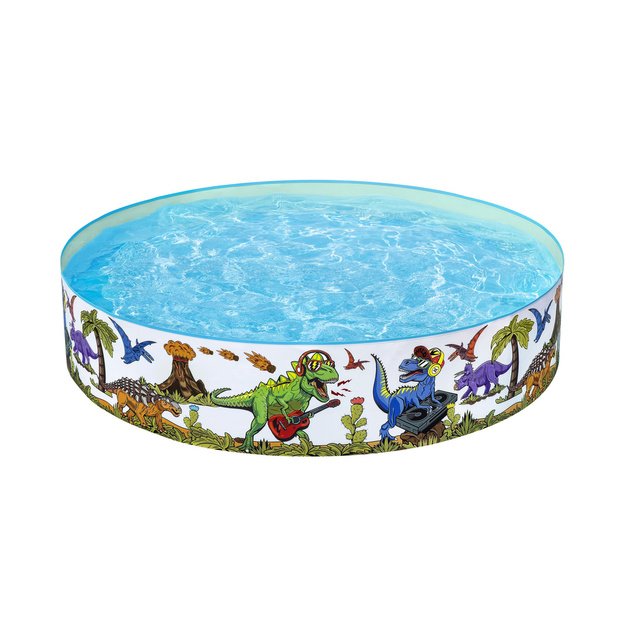 Sodo baseinas vaikams su dinozaurų motyvais 183x38cm, Bestway 55022