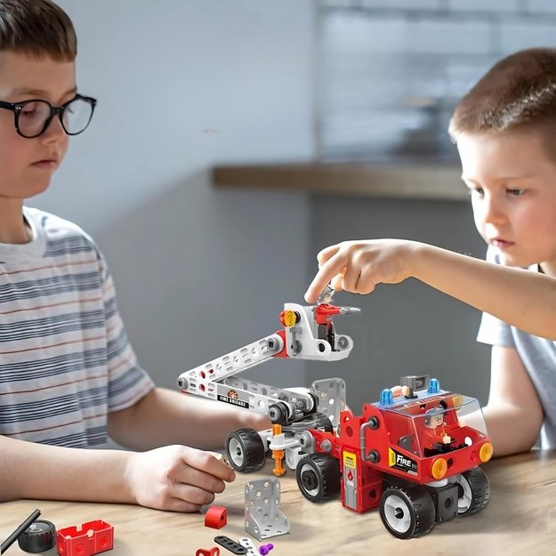 Miesto ugniagesių komandos konstravimo rinkinys „Creator“ WOOPIE