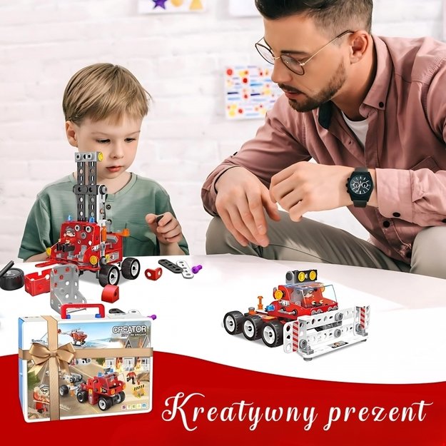 Miesto ugniagesių komandos konstravimo rinkinys „Creator“ WOOPIE