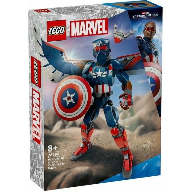 Naujojo Kapitono Amerikos konstruojama figūrėlė Marvel, LEGO76296