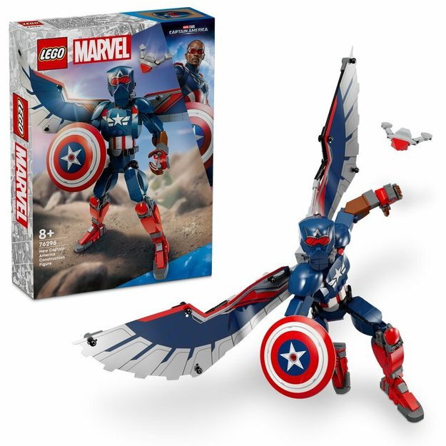 Naujojo Kapitono Amerikos konstruojama figūrėlė Marvel, LEGO76296