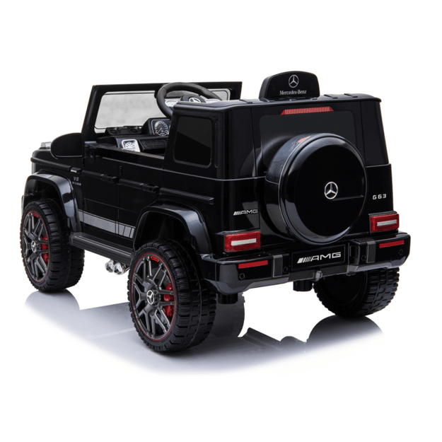 Vienvietis elektrinis džipas vaikams Mercedes G63 BBH-0003 EZ, juodas