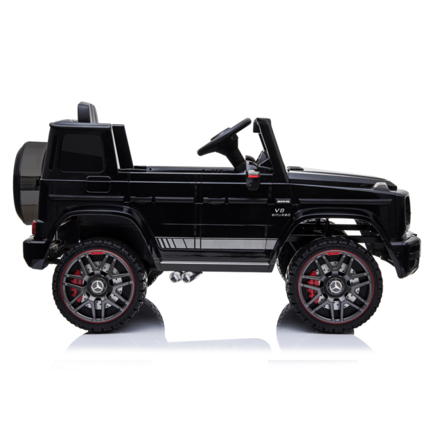 Vienvietis elektrinis džipas vaikams Mercedes G63 BBH-0003 EZ, juodas