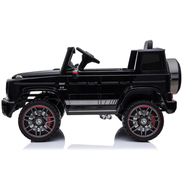 Vienvietis elektrinis džipas vaikams Mercedes G63 BBH-0003 EZ, juodas