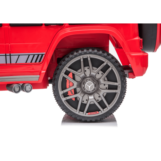 Vienvietis elektrinis džipas vaikams Mercedes G63 BBH-0003 EZ, raudonas