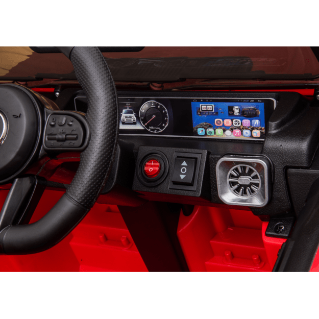 Vienvietis elektrinis džipas vaikams Mercedes G63 BBH-0003 EZ, raudonas