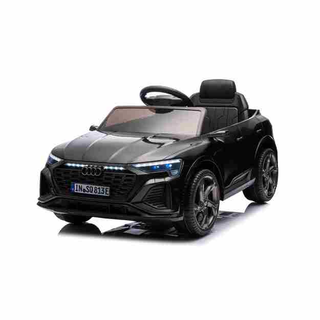 Vienvietis elektromobilis Audi SQ8, juodas