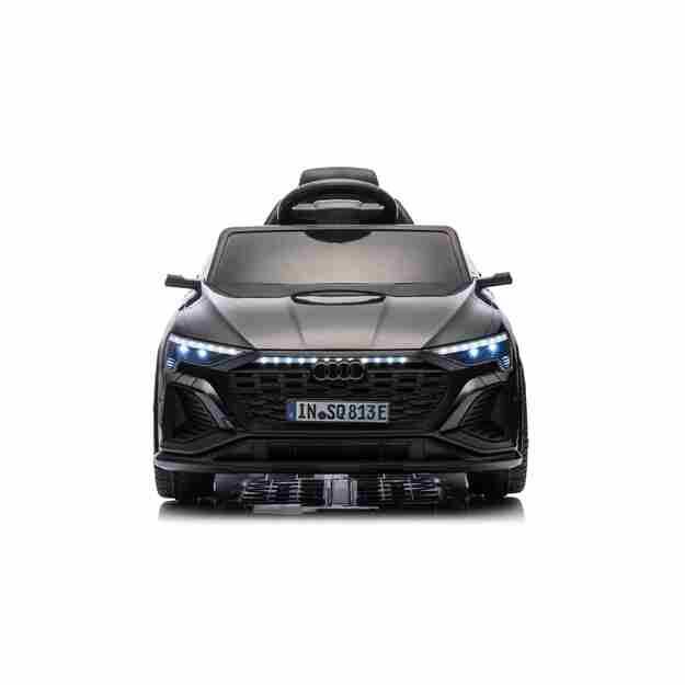 Vienvietis elektromobilis Audi SQ8, juodas