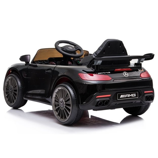 Vienvietis elektromobilis vaikams Mercedes AMG GT R, juodas