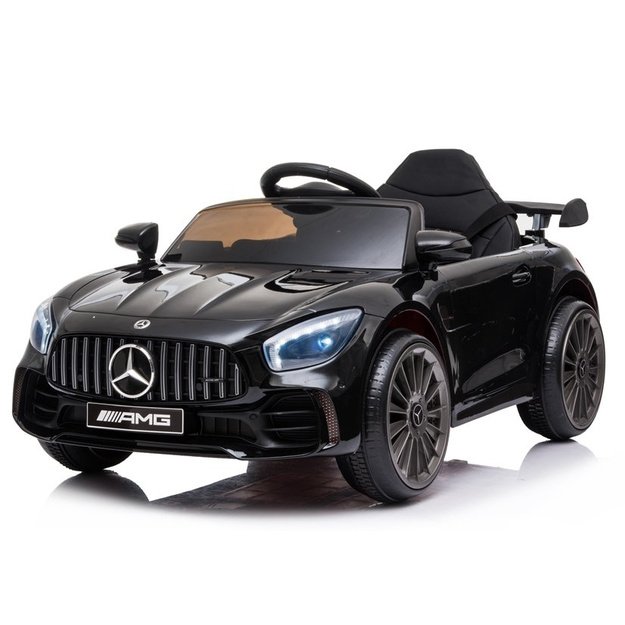 Vienvietis elektromobilis vaikams Mercedes AMG GT R, juodas