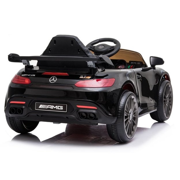 Vienvietis elektromobilis vaikams Mercedes AMG GT R, juodas