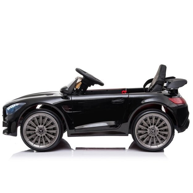 Vienvietis elektromobilis vaikams Mercedes AMG GT R, juodas