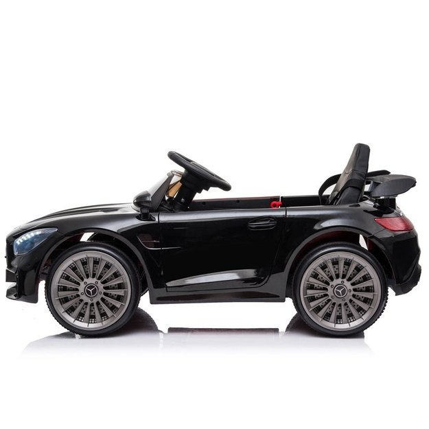 Vienvietis elektromobilis vaikams Mercedes AMG GT R, juodas