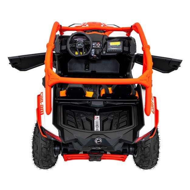 Dvivietis bagis Can-am Maverick Turbo RR STRONG, oranžinis