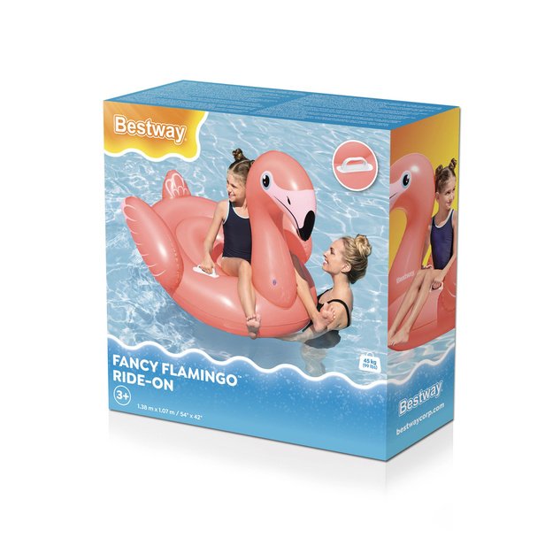 Pripučiamas plaukimo čiužinys „Flamingas“ 138x107cm, Bestway 41525 13