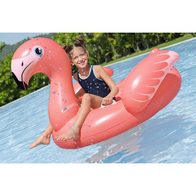 Pripučiamas plaukimo čiužinys „Flamingas“ 138x107cm, Bestway 41525 5