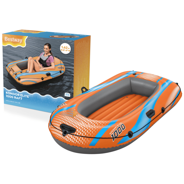 Pripučiama vienvietė  valtis 162x96cm „Kondor Elite 1000“, Bestway 61135