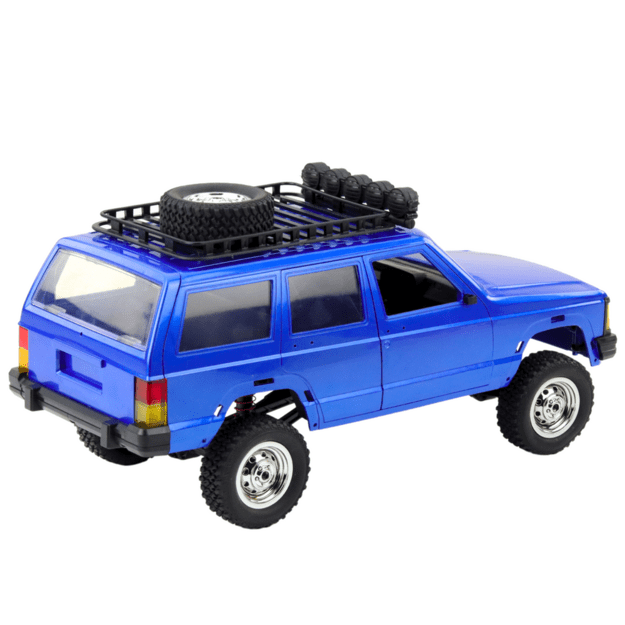Nuotoliniu būdu valdomas automobilis Terrain Car MN78 4x4, mėlynas