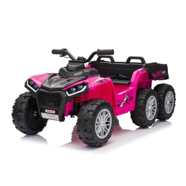 Keturratis su priekaba Sport TX ATV, rožinis