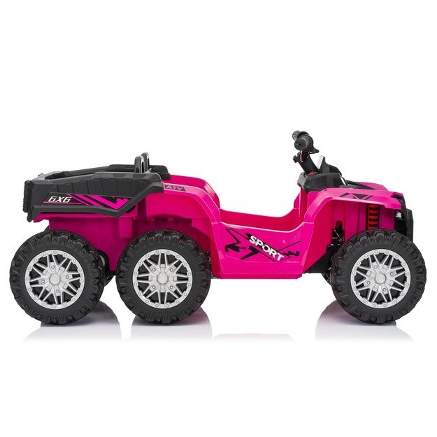 Keturratis su priekaba Sport TX ATV, rožinis