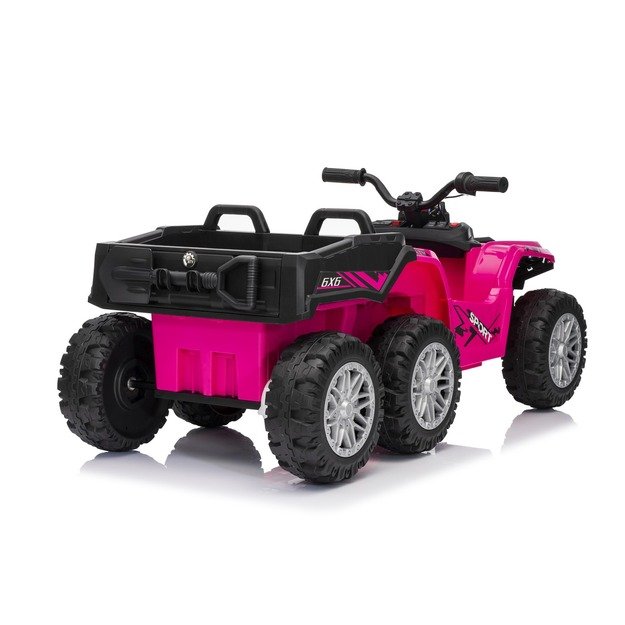 Keturratis su priekaba Sport TX ATV, rožinis