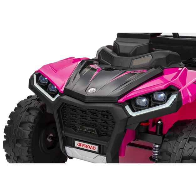 Keturratis su priekaba Sport TX ATV, rožinis