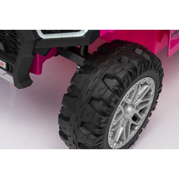 Keturratis su priekaba Sport TX ATV, rožinis