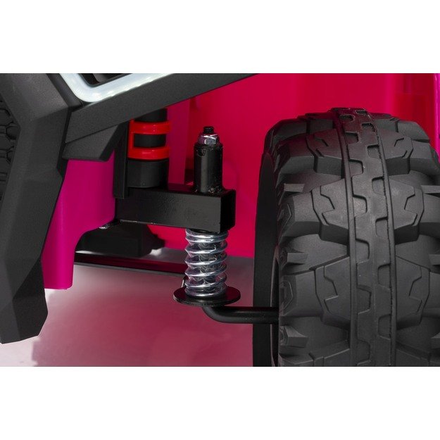 Keturratis su priekaba Sport TX ATV, rožinis