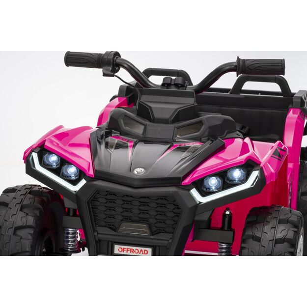 Keturratis su priekaba Sport TX ATV, rožinis